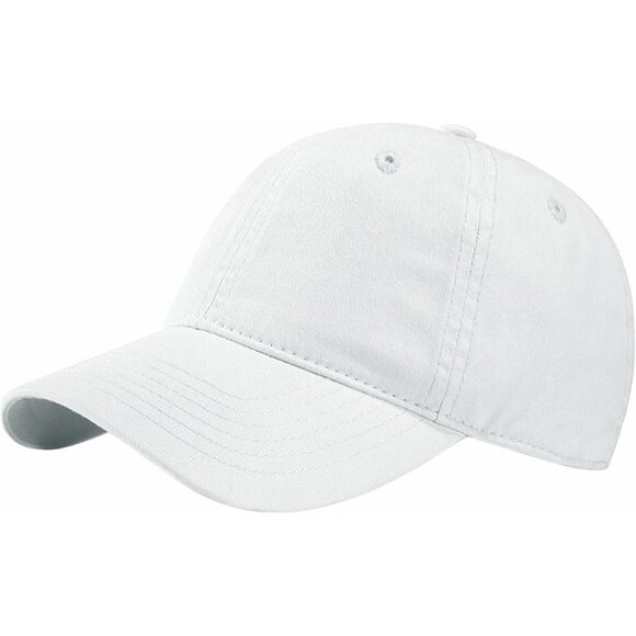 Women's White Fashion Baseball Cap Adjustable Strap Back Visor Sports Hat - Picture 1 of 7